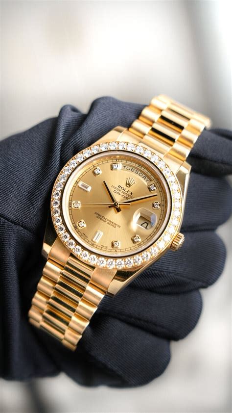 rolex day-date 41 gold|gold rolex oyster perpetual date.